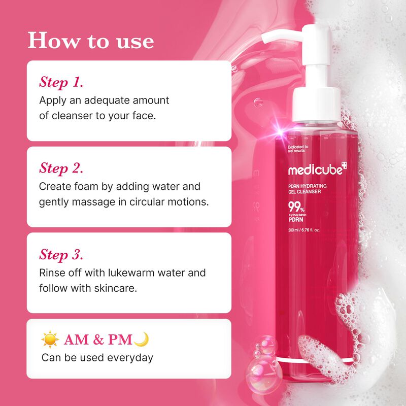 Limpiador Medicube Pdrn, Gel A Espuma, 200 Ml, ... image number null