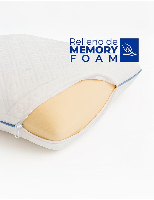 Pack 2 Almohadas Cool Sleep ,Memory Foam, Hipoa... image number null