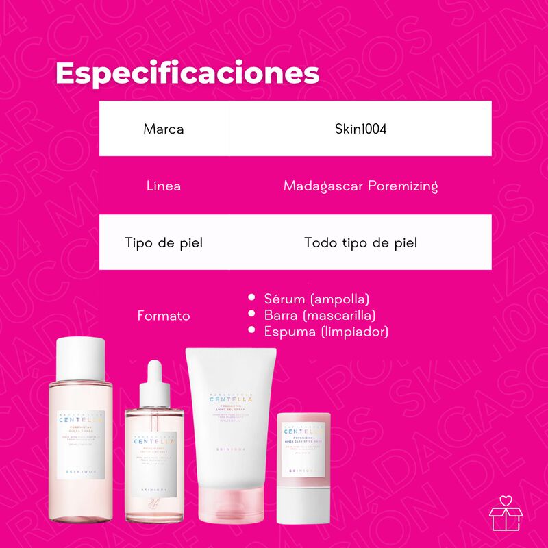 Skin1004 Madagascar Poremizing Kit Reducción Po... image number null
