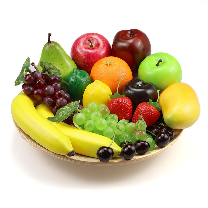 Set De 20 Frutas Artificiales Ikosora &ndash; Pack De... image number null