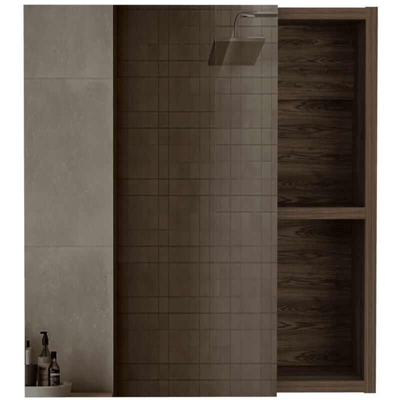 Gabinete Para Baño Labell Chocolate Con Puerta ... image number null