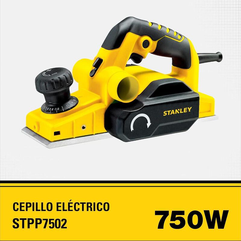 Cepillo El&eacute;ctrico Stanley 3 1/4" 750W Profesion... image number null