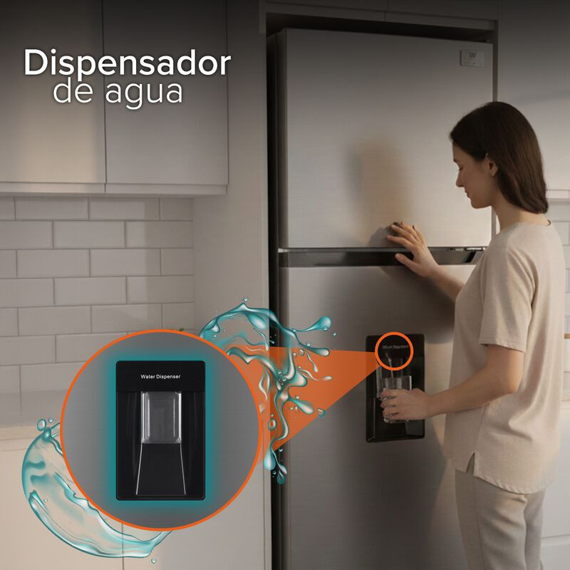 Refrigerador 12 Pies  Top Mount 334 L White Wes... image number null