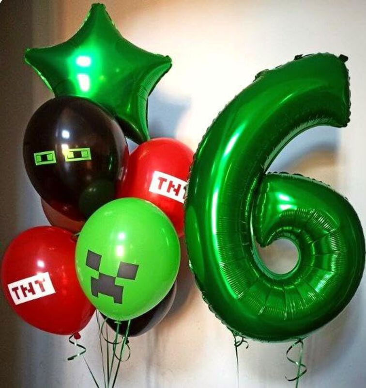Globo Upgesy Verde N&uacute;mero 6 De 40 Pulgadas image number null