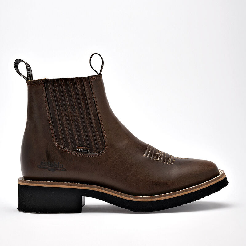 Establo bota vaquera para hombre caf&eacute; cod 14145... image number null