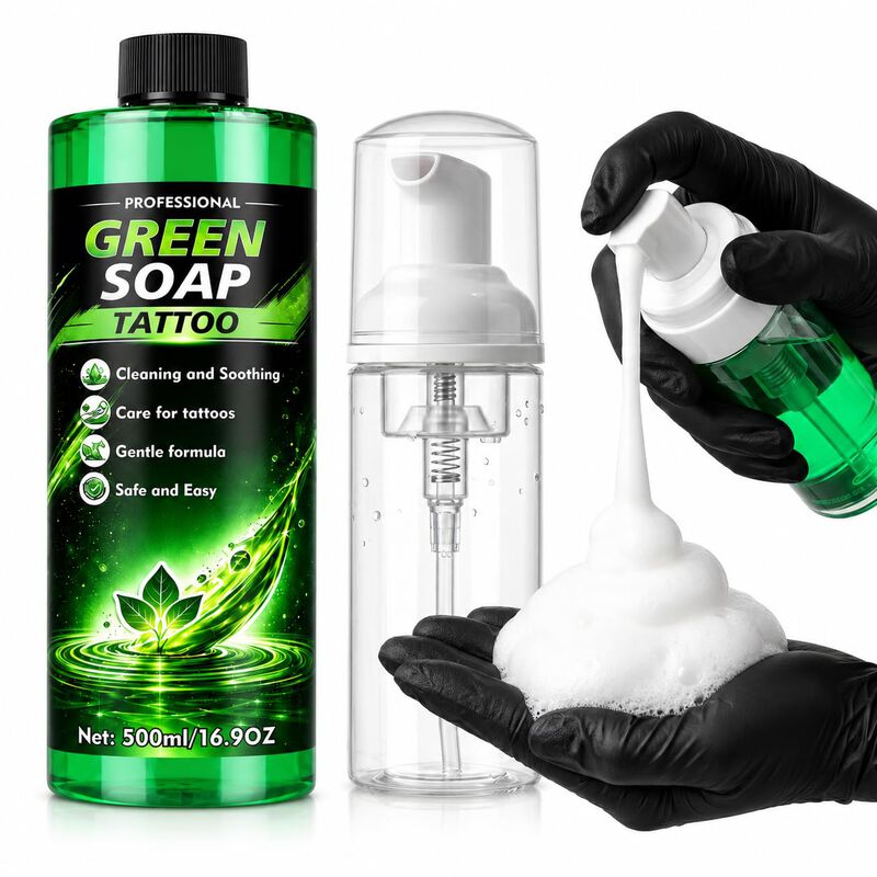 Jab&oacute;n Verde Para Tatuajes Mosconly 500 ml Conce... image number null