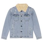 Chamarra De Mezclilla Para Caballero American Fly Modelo AF24500 Azul Talla M