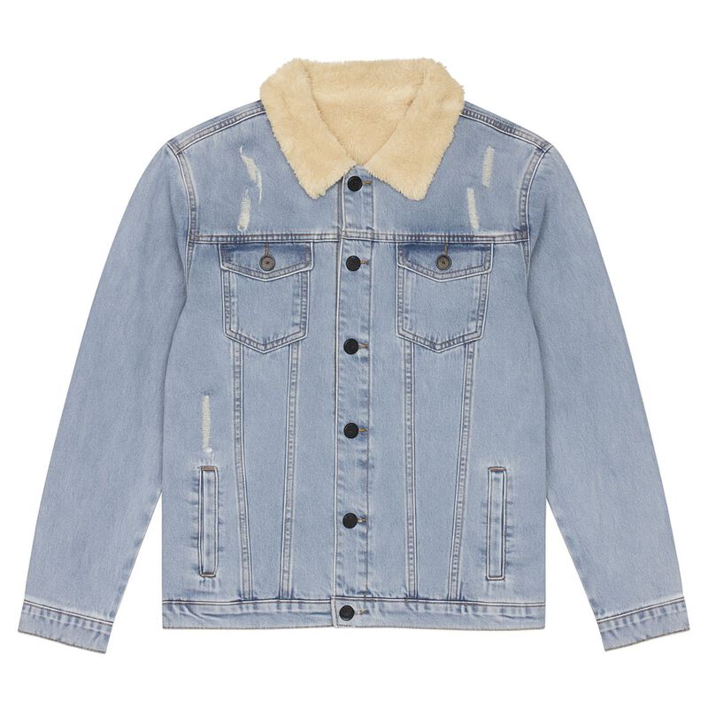 Chamarra De Mezclilla Para Caballero American F... image number null