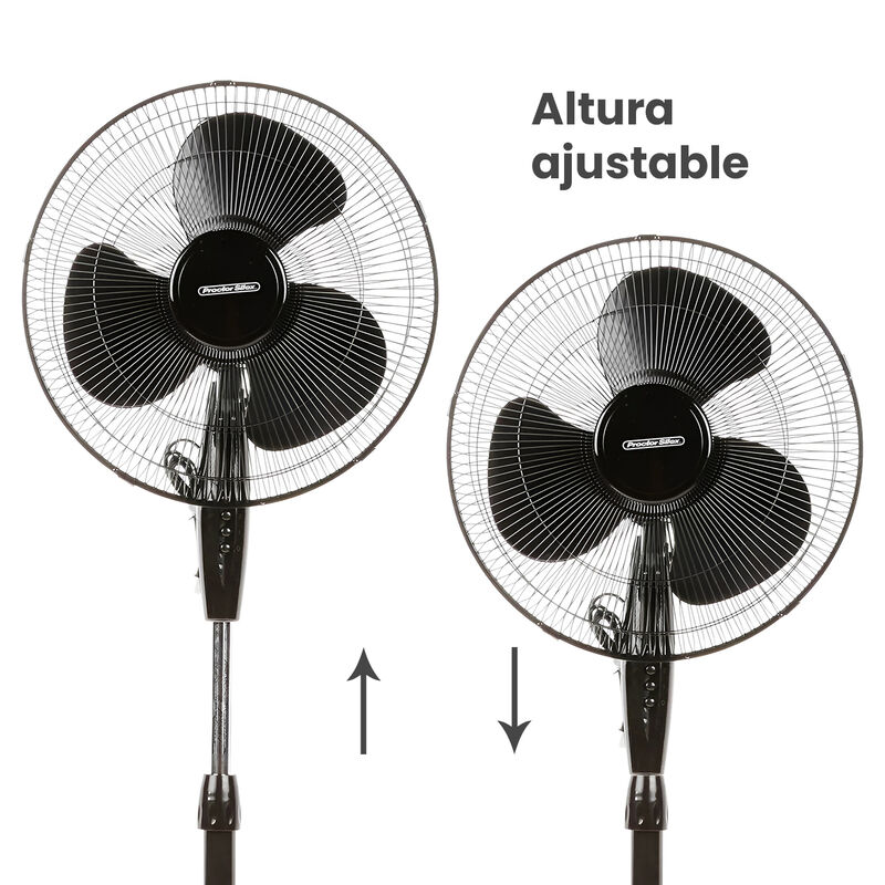 Ventilador de Pedestal De 16 pulgadas Con 3 Vel... image number null