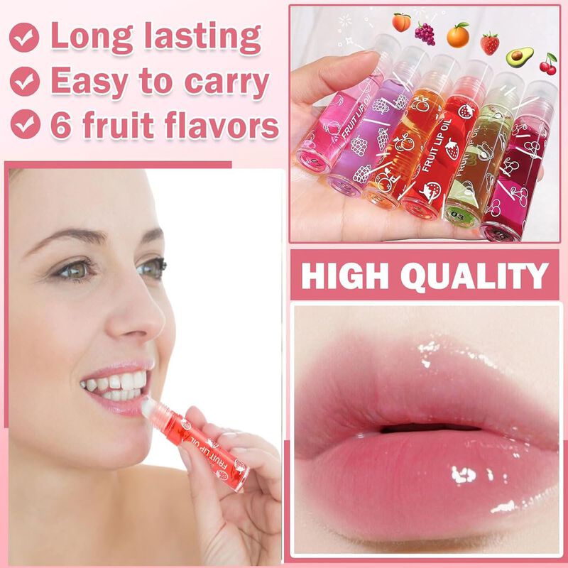 Set De Brillos Labiales Baorder 6 Piezas, Sabor... image number null