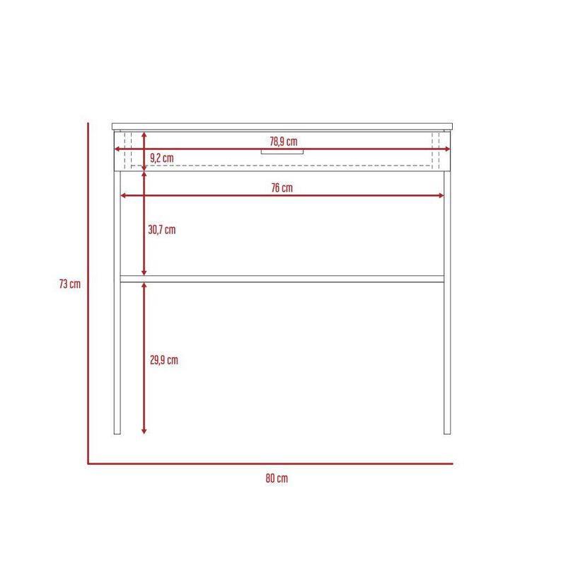 Escritorio Eros, Caj&oacute;n Multiusos, Blanco Virtua... image number null