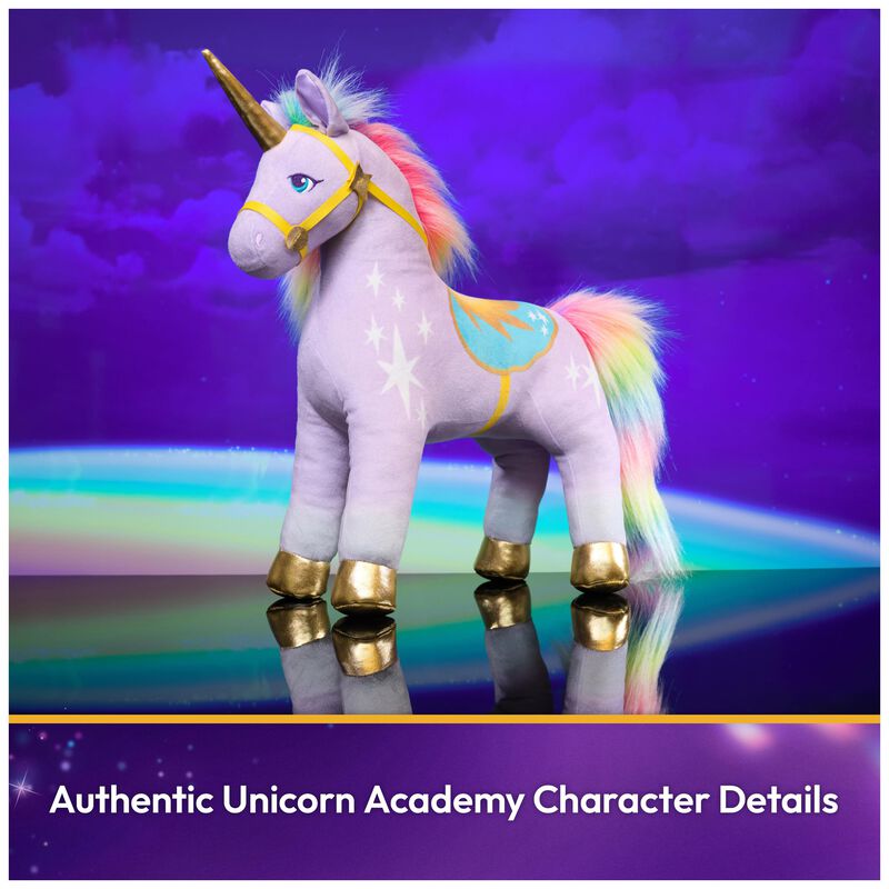 Peluche Unicorn Academy Wildstar, Morado, 38 Cm... image number null