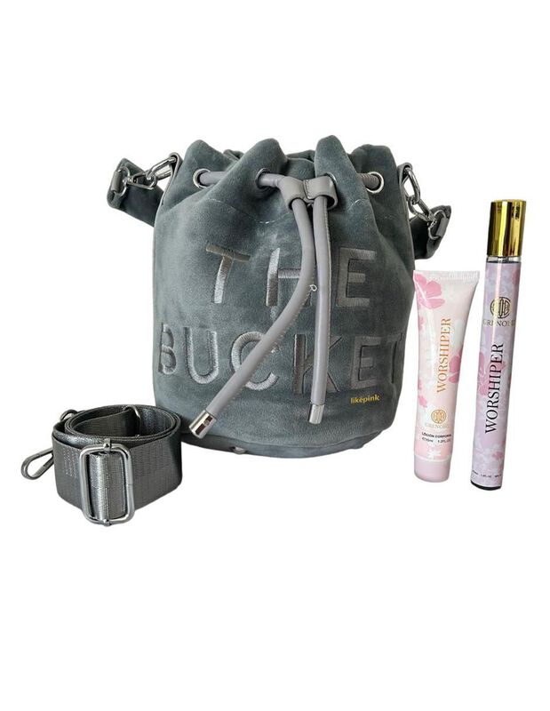 Bolsa Bucket Pink Brule Plush Chic Para Mujer image number null