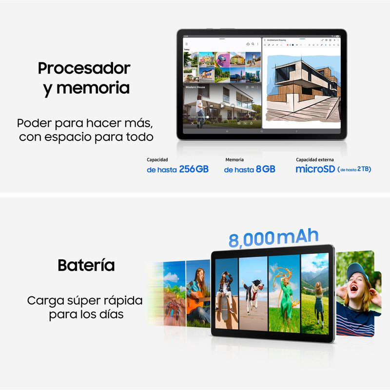 Tablet Samsung Galaxy Tab S10 Lite Plata 6GB 12... image number null