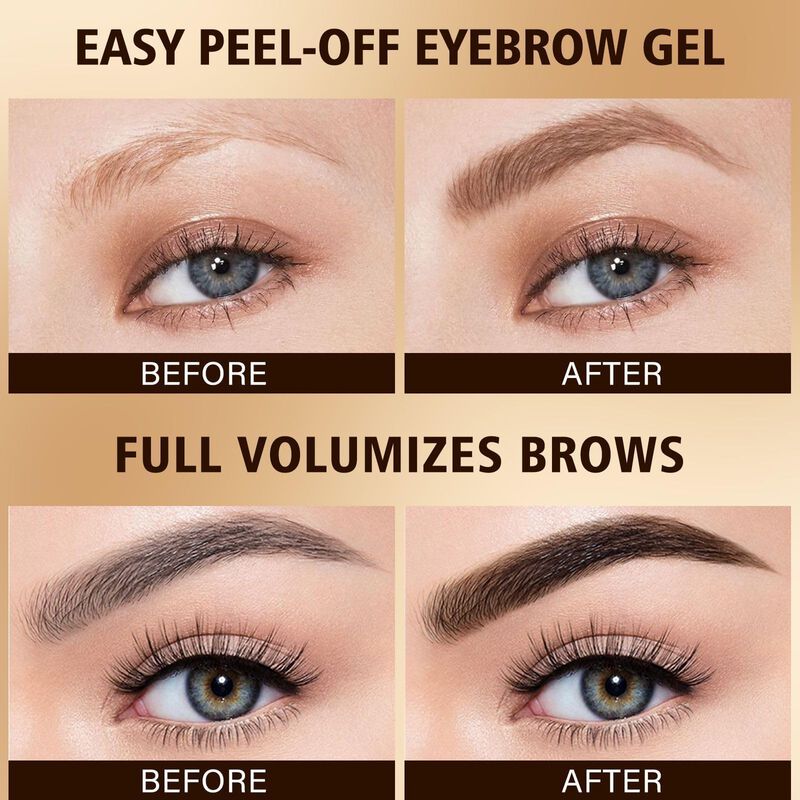 Gel Para Cejas Ursoulney Peel-off Marr&oacute;n Claro ... image number null