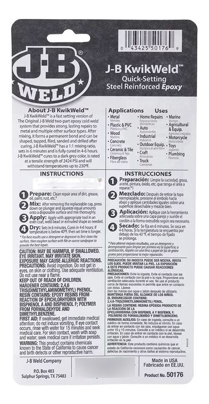 Sellador Epoxico Kwikweld 50176 Jb Weld 25 Ml image number null
