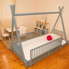 Cama Infantil Tipi Estilo Montessori Duduk - Azul