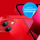 Iphone 13 Reacondicionado 128Gb Rojo + Cargador Gen&eacute;rico
