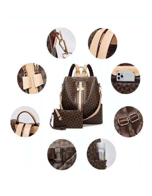 Backpack Pink Brule Para Mujer image number null