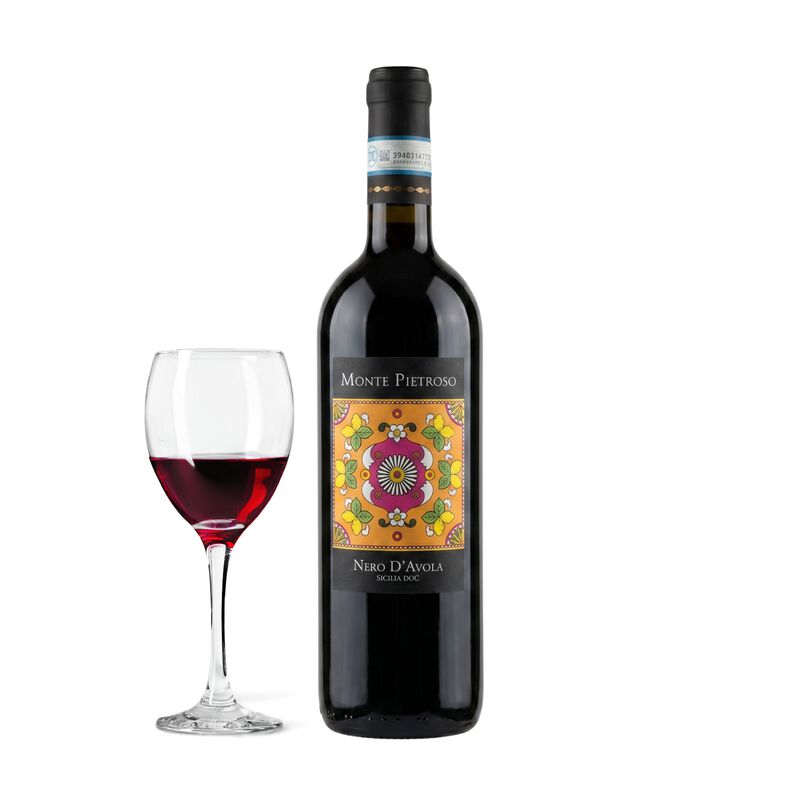 Vino Tinto Monte Pietroso Nero D&acute;avola Sicilia ... image number null