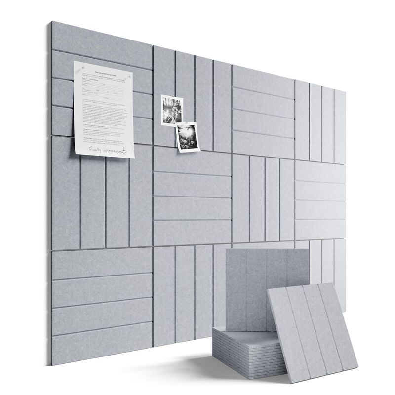 Tablero De Fieltro Gris Suave Fluxynara 122 &times; 9... image number null