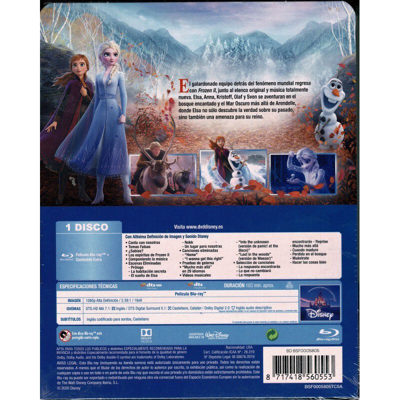 Steelbook Frozen 2 [Blu-ray] image number null