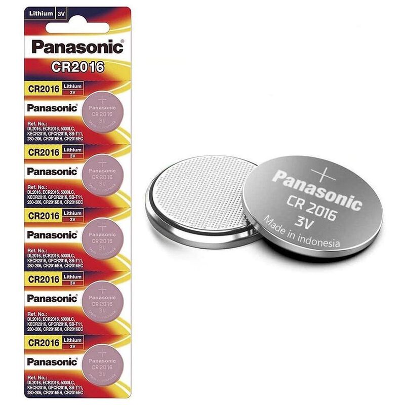 PILA PANASONIC CR2016 TIRA CON 100 UNIDADES 3V image number null