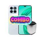 Combo Celular Honor X8B 8+512GB Plata + Bocina Honor Gris