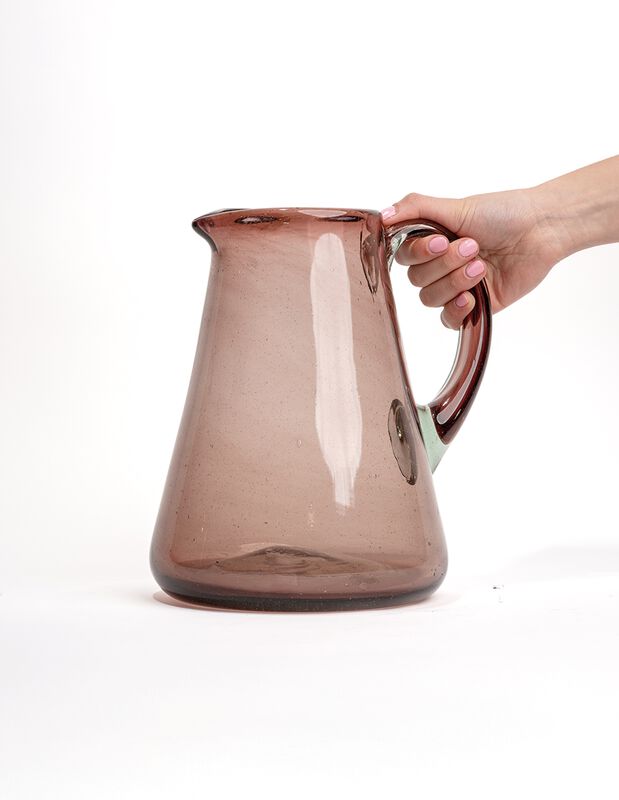 Jarra de Agua de Vidrio Soplado Amatista Marea ... image number null