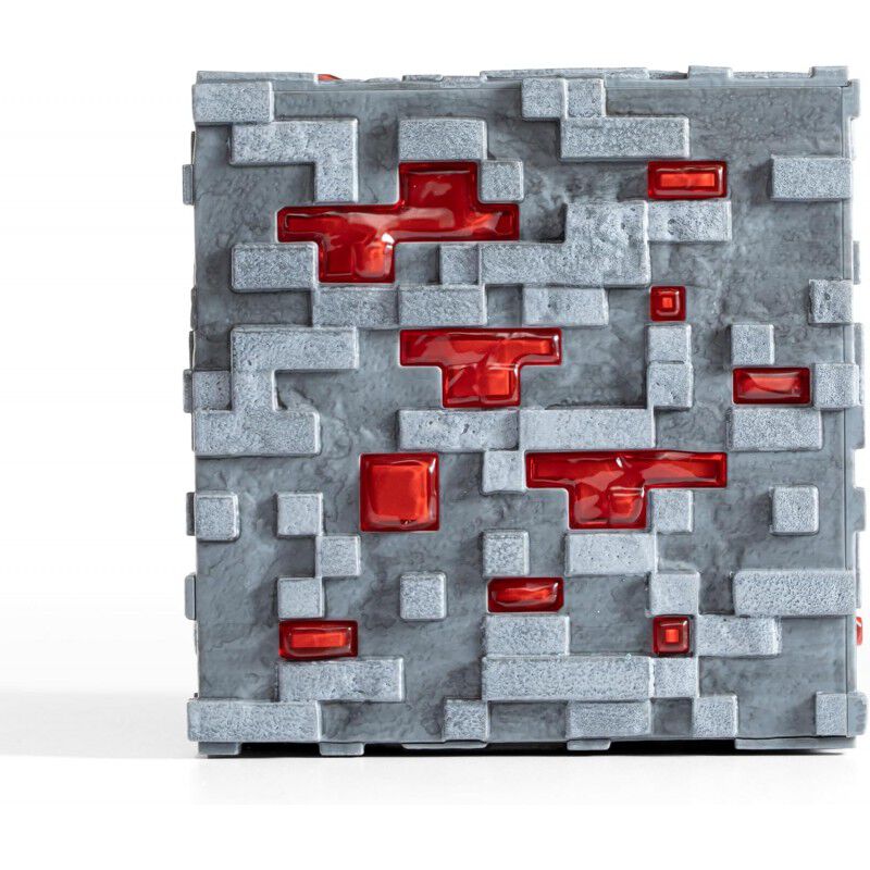 R&eacute;plica del mineral de Redstone con luz - Minec... image number null