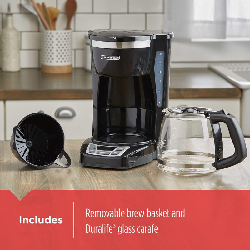 Cafetera Black+decker, 12 Tazas, Digital Progra... image number null