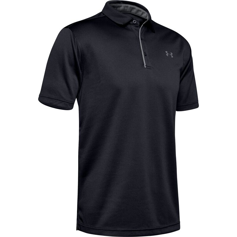 Polo Under Armour Ua Tech Para Hombre Negro Tal... image number null