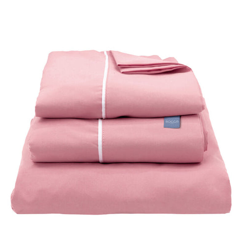 Juego de S&aacute;banas Individuales Royal Touch Rosa image number null