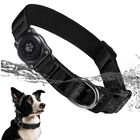 Collar Para Perros Furrigo Mejorado Con Soporte Para Airtag, Impermeable, Negro