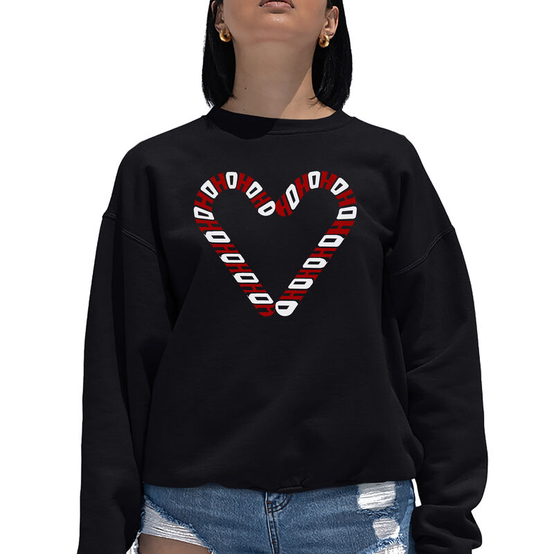 Sudadera De Cuello Redondo Word Art Para Mujer ... image number null