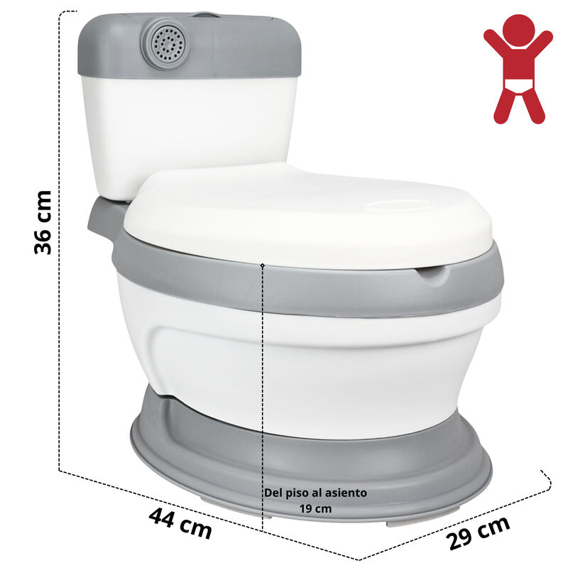 Baño Entrenador para Niños con Sonido Asiento A... image number null