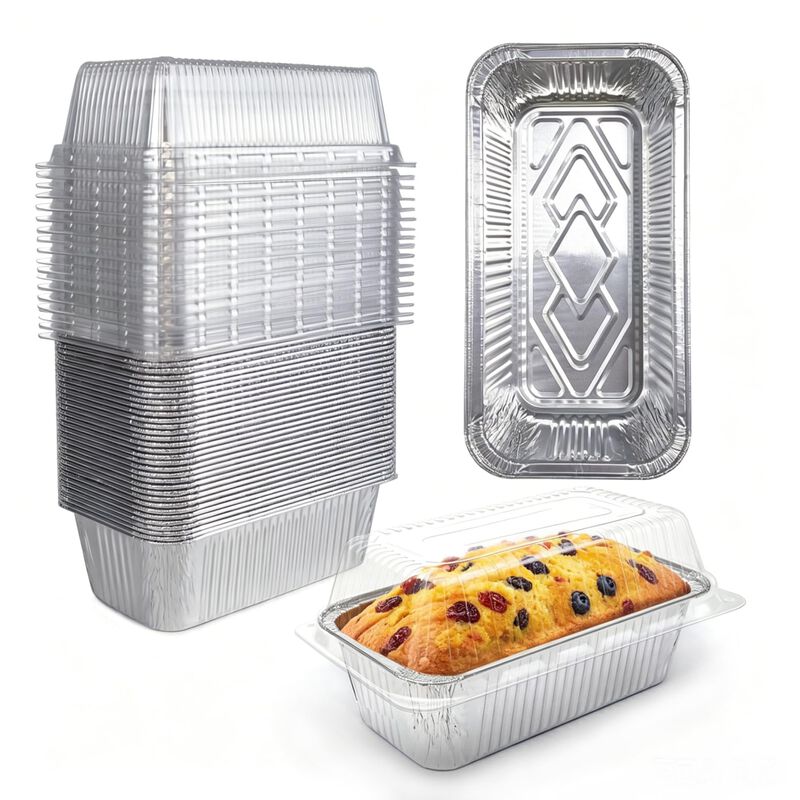 Molde para Pan Lewarm 30 Unidades 2lb con Tapas image number null