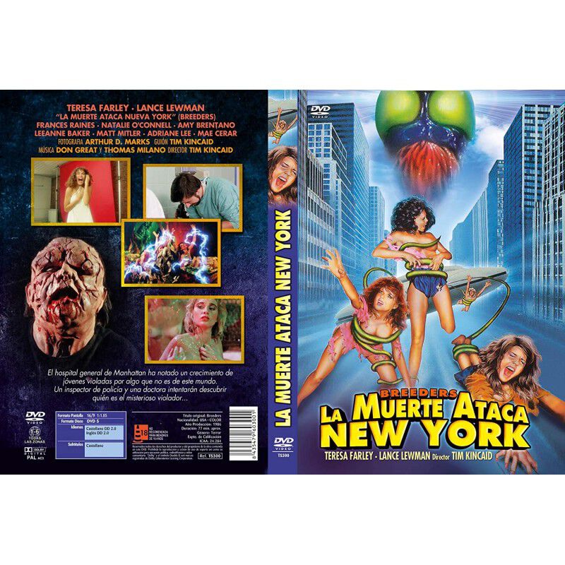 La Muerte Ataca Nueva York Dvd 1986 Breeders image number null