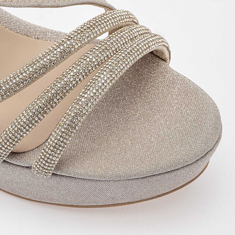 Stella zapatilla abierta para mujer dorado cod ... image number null