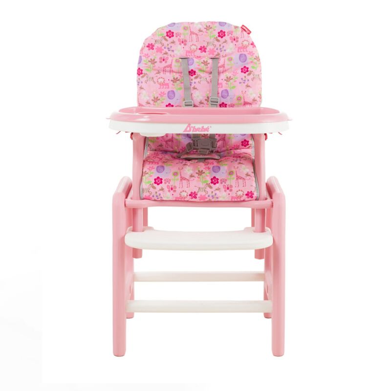 Silla Alta D'Beb&eacute; Multiconfort Rosa END image number null
