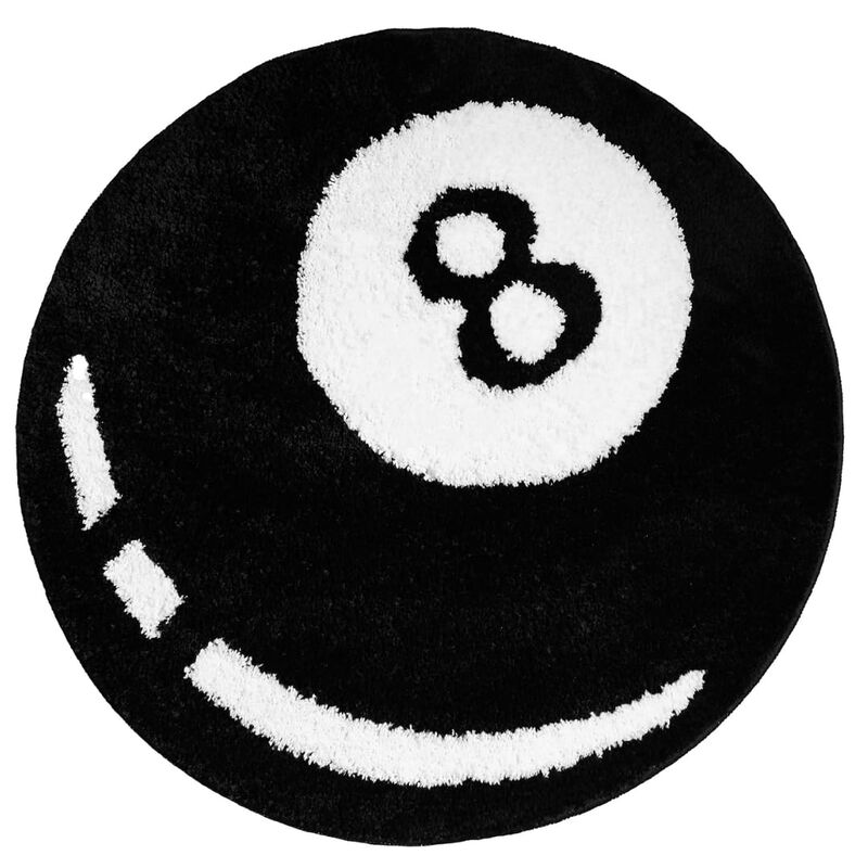 Alfombra Slothy Fafi 61 cm Blanco Y Negro Con D... image number null