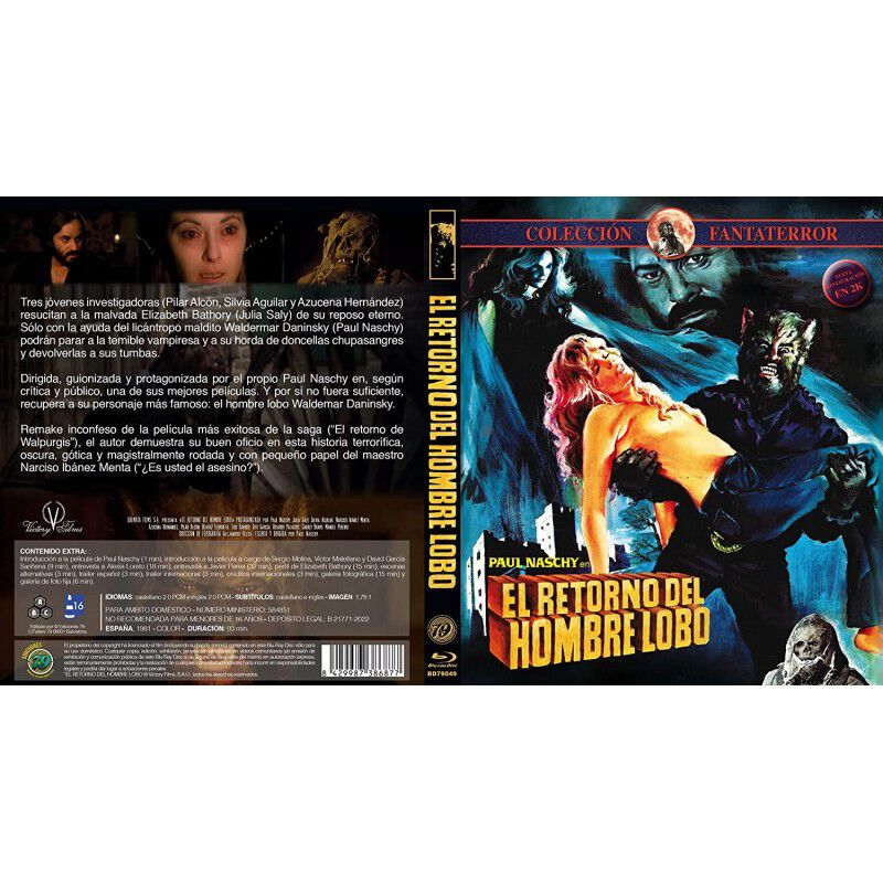 El Retorno del Hombre Lobo [Blu-ray] image number null