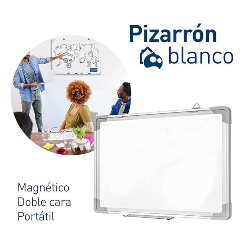 Pizarrón Magnetico 60x40 cm Incluye Plumón y Bo... image number null