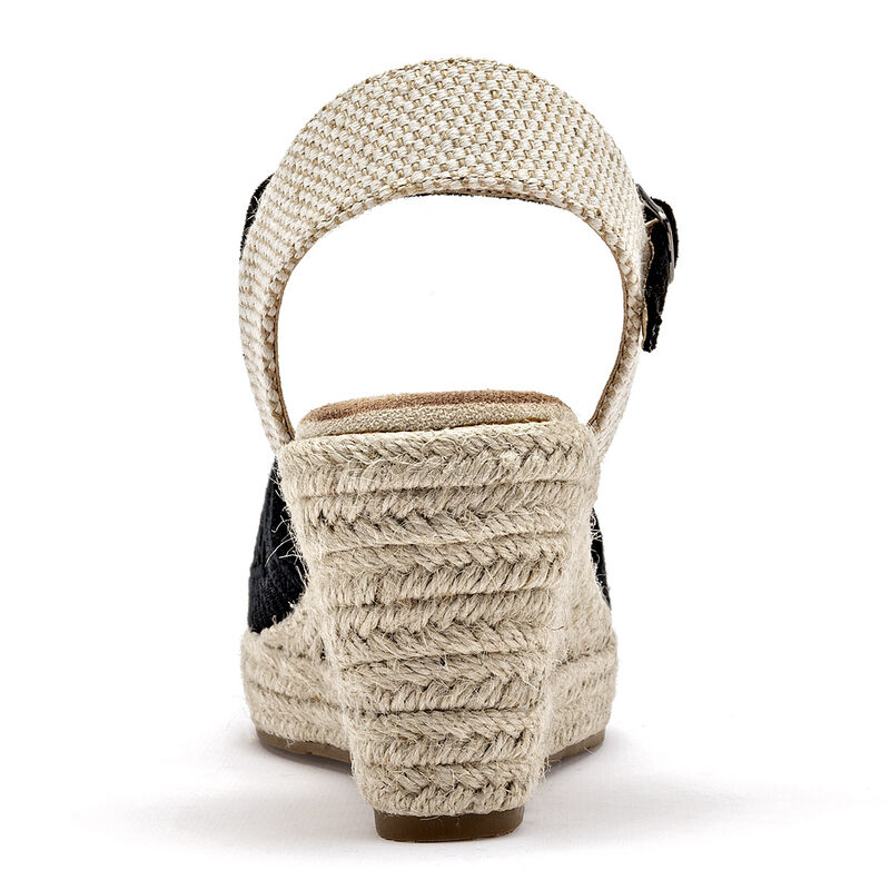 Been Class alpargata plataforma para mujer negr... image number null