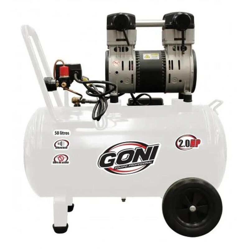 Compresor Goni 2005B Silencioso 2HP 57L M&eacute;dico image number null