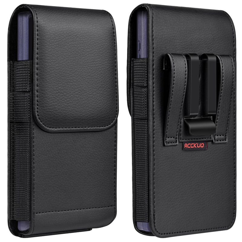 Funda De Piel Acckuo Con Clip Met&aacute;lico Para Cin... image number null