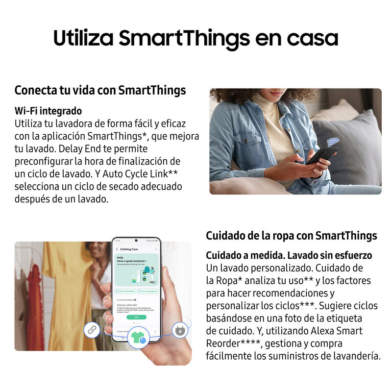 Lavadora Samsung 22Kg Frontal Ai Control Wi Fi ... image number null