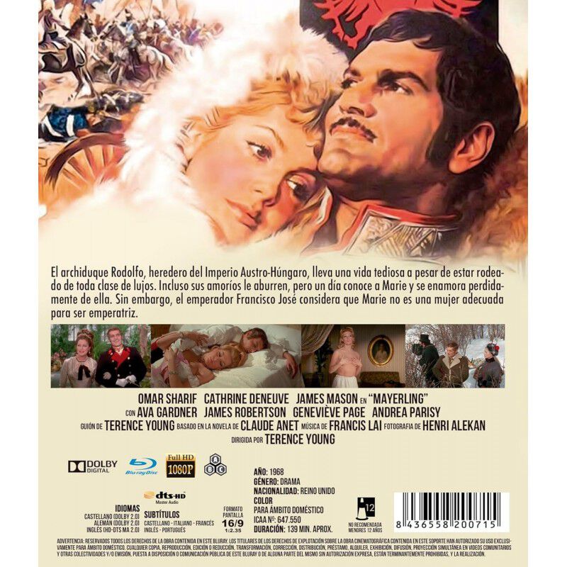 Mayerling [blu-ray] (1968) image number null