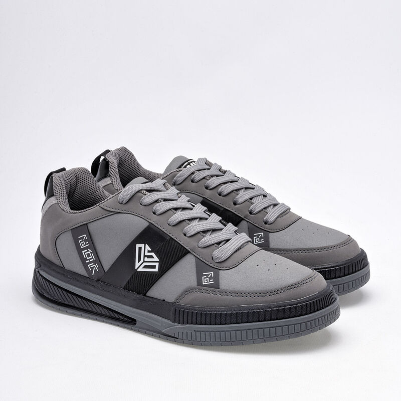Clasben Tenis urbano para hombre gris negro image number null