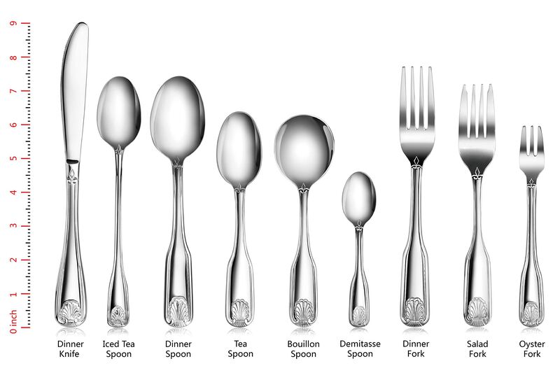 Set De 12 Tenedores De Acero Inoxidable 18 cm N... image number null